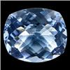 Image 1 : 27.80ct Cushion Checkerboard Sky Blue Quartz  (GEM-17183B)