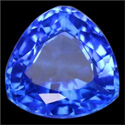17.48ct Cornflower Trillion Quartz  (GEM-17252)