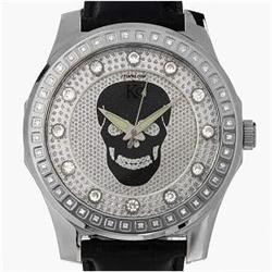New Techno Com Diamond Bezel Mens Watch Retail $2795 (WAT-126)
