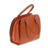 Image 4 : Ladies Brown Ostrich Hide Skin Handbag  (ACT-057)