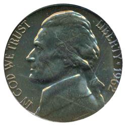 1962 Jefferson Nickel PROOF Graded PR69 Rainbow Toning (COI-4495)