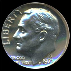 1971S Roosevelt Dime Graded PR68 DCAM (COI-4792)