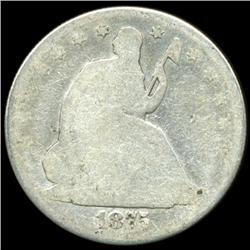 1875 Seated Half Circulated (COI-5826)
