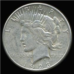 1923S Peace Dollar Higher Grade Scarce Variety (COI-6279)