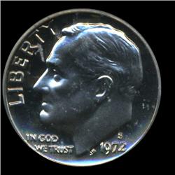 1972S Roosevelt Dime Graded ICG PR70 DCAM (COI-6400)