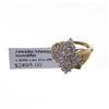 Image 1 : 10K Gold 1ct Lady Diamond Cluster Ring (JEW-026)