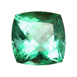 20ct 100% Natural Patroke Hot Green Kunizite Cushion Appraisal Estimate $3100 (GEM-18838)