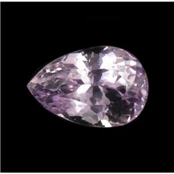 10.04ct Rich Patroke Pink Kunzite Pear Cut Appraisal Estimate $2761 (GEM-16872D)