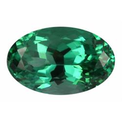 13.4ct Full Of Fire Flawless Hot Deep Green Kunzite Appraisal Estimate $2077 (GEM-18256)