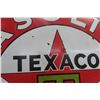 Image 8 : Texaco Gasoline Motor Oil Porcelain Sign, 40" Diameter, Green T