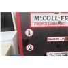 Image 12 : 1920s Porcelain McColl Frontenac Grease Gun Rack Sign, Single-Sided, 39 1/2" x 63"
