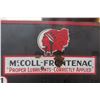 Image 3 : 1920s Porcelain McColl Frontenac Grease Gun Rack Sign, Single-Sided, 39 1/2" x 63"