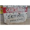 Image 12 : Texaco Certified Service Porcelain Sign. Station 10223. ", 2-Sided, Back Side Painted Over, 1930s o