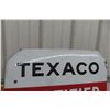 Image 2 : Texaco Certified Service Porcelain Sign. Station 10223. ", 2-Sided, Back Side Painted Over, 1930s o