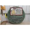 Image 1 : Woden Carved/Painted Ronald McDonald Children Charities Of Canada Sign, 36" Diameter, 1990 Winklero