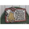 Image 2 : Woden Carved/Painted Ronald McDonald Children Charities Of Canada Sign, 36" Diameter, 1990 Winklero
