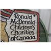 Image 3 : Woden Carved/Painted Ronald McDonald Children Charities Of Canada Sign, 36" Diameter, 1990 Winklero