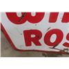 Image 11 : White Rose Porcelain 2-Sided Sign, 7' High, 6' Wide, 1940s