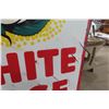 Image 19 : White Rose Porcelain 2-Sided Sign, 7' High, 6' Wide, 1940s