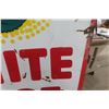 Image 9 : White Rose Porcelain 2-Sided Sign, 7' High, 6' Wide, 1940s