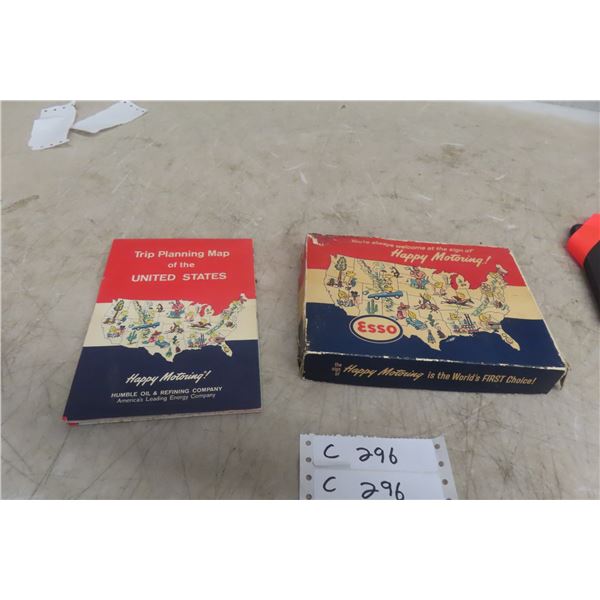 Esso Happy Motoring Package - Map, Oil, Lighter Fluid