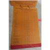 Image 6 : Shell Automotive Lubrication Chart, 1936–1941, Metal Tire Insert Advertising Gulf Deluxe, 15 1/2" D
