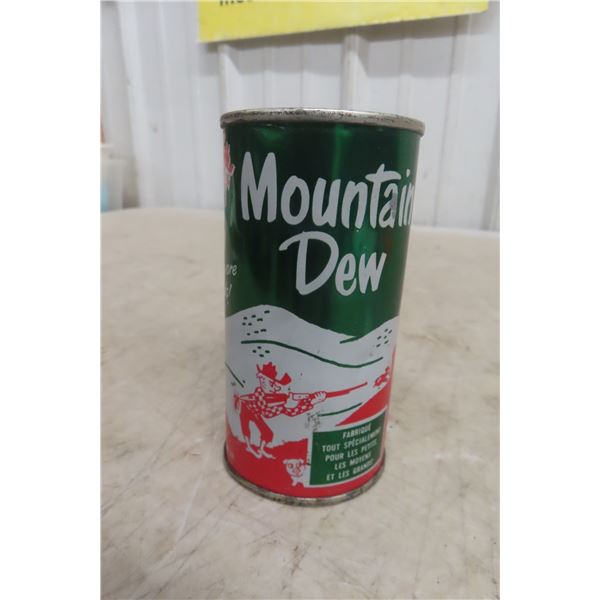 Mountain Dew 10 oz. Can, Hole Punched Bottom