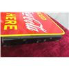 Image 12 : Iced Coca-Cola Here Porcelain Flange Sign, 2-Sided, 19" x 18", 1949 P+M Sign Co.