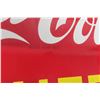 Image 9 : Iced Coca-Cola Here Porcelain Flange Sign, 2-Sided, 19" x 18", 1949 P+M Sign Co.
