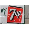 Image 2 : Fresh Up With 7-Up Porcelain Sign, 1948, 28" x 20"