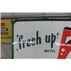 Image 3 : Fresh Up With 7-Up Porcelain Sign, 1948, 28" x 20"
