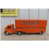 Image 6 : Tonka Allied Van Lines Semi Truck And Trailer, Pressed Steel, 1950s, 22" Long