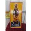 Image 1 : Dad's Root Beer Metal Tin Embossed Sign, Big Junior, 1940s, 13 1/2" x 29"