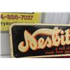 Image 5 : Nesbitt's Metal Tin Embossed Sign, 1950s, 12" x 36"