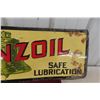 Image 4 : Pennzoil Metal Tin Embossed Sign, 1940s, 11 1/2" x 35 1/2"