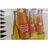 Image 4 : Drink Stubby 5 Delicious Flavors 6-Pack Sign, Metal Tin Embossed, 1940s Or 1950s, 19 1/2" x 29 1/2"