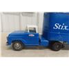 Image 2 : Tonka Stix, Baer, Fuller Delivery Truck And Trailer, Pressed Steel, 1950s Or 1960s, 24" Long