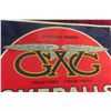 Image 2 : GXC Overalls Metal Tin Embossed Sign, 19 1/2" x 19 1/2", Late 1950s Or 1960s