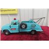 Image 1 : Buddy L Pressed Steel Tow Truck 'The Flat Tire Wrecker,' 1950s Or 1960s, 15" Long