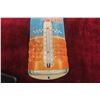 Image 4 : Sun Crest Soda Bottle Die Cut Metal Tin Thermometer, 1940s Or 1950s, 4" x 16 1/2"