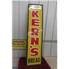 Image 1 : Kern's Bread Metal Tin Embossed Vertical Sign, 1960, 13 1/2" x 53"