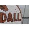 Image 10 : Kendall 2000 Mile Oil Metal 2-Sided Sign, 1950, 36" Diameter