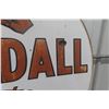 Image 4 : Kendall 2000 Mile Oil Metal 2-Sided Sign, 1950, 36" Diameter