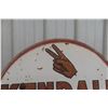 Image 8 : Kendall 2000 Mile Oil Metal 2-Sided Sign, 1950, 36" Diameter