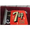 Image 2 : 7UP Metal 2-Sided Flange Sign, 1940s, 15" x 10 1/2"