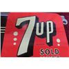 Image 3 : 7UP Metal 2-Sided Flange Sign, 1940s, 15" x 10 1/2"