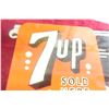 Image 8 : 7UP Metal 2-Sided Flange Sign, 1940s, 15" x 10 1/2"