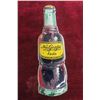 Image 1 : Nu Grape Metal Tin Die-Cut Bottle Shape Sign, 1950s, 17" x 5"