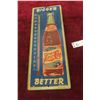 Image 1 : Pepsi-Cola Metal Thermometer With Bulb, 1940s–50s, 6" x 15"