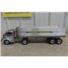 Image 10 : Smith-Miller Silver Streak Toy Semi Truck & Trailer Pressed Steel, 1940s–50s, 23"